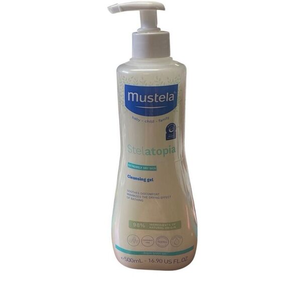 Mustela Gentle Cleansing Gel for Extremely Dry Skin (16.9oz) New - Picture 1 of 1